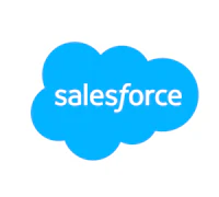 the salesforce logo on a white background