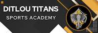 the logo for dilou titans sports academy