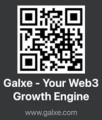 a qr code with the words gale your web 3 growth engine