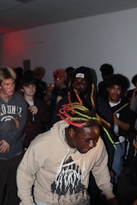 a man with dreadlocks