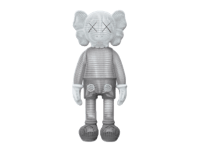 a toy figure with a black background