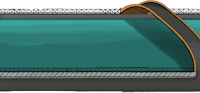 a cartoon illustration of a swimming pool
