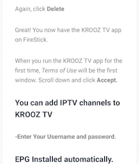 krooz tv on firestick screenshot