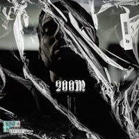 the cover of the album,'mood', with a man in front of a piece of plastic