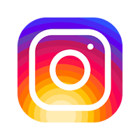 the instagram logo on a black background