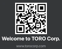 a qr code with the words welcome to toro corp
