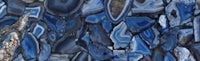 a close up image of blue agate
