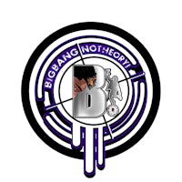 the logo for big bang theory