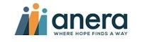 the logo for anera where hope finds a way