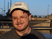 a man wearing a hat