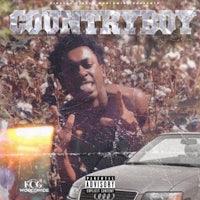 the cover of country boy featuring a man in front of a car
