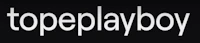 topplayboy logo on a black background