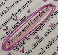 kiss me i will i am a side of a book