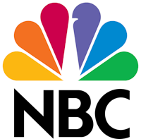 the nbc logo on a black background