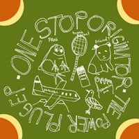 doodles on a green background with the words'one stop shop'