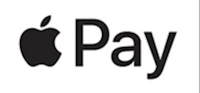 apple pay logo on a white background