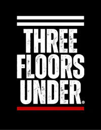 three floors under logo on a black background