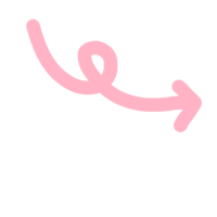 a pink arrow on a black background