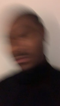a blurry picture of a man