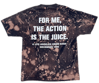 bleach dye one of one screen printed 