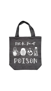 pick your poison tote bag