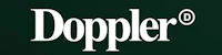 doppler logo on a green background