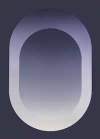 an icon with a circle in the middle of a dark background