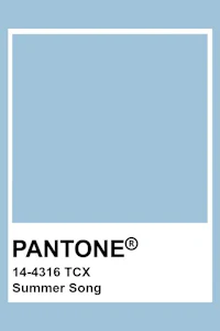 pantone's summer song color palette