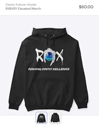 a black hoodie with the word roxy on it