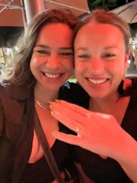 two women posing for a picture