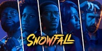 the poster for snowfall