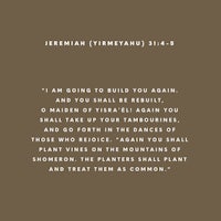 jeremiah 14:18 - i am going to build you again