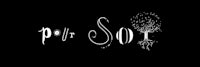 a black background with the words'por so'written on it