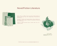the cover of novel fiction literature