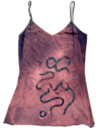 bleach dye one of one screen printed 