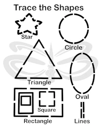 trace the shapes worksheet