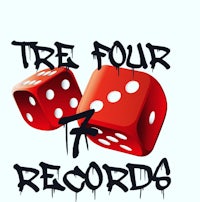 the four t records logo with two dice