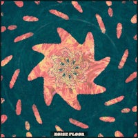 an image of a flower with a blue background