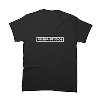 a black t - shirt with the word primma studio on it