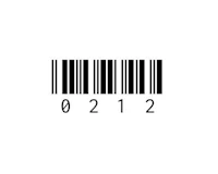 a barcode on a white background