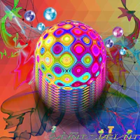 an image of a colorful ball with a colorful background