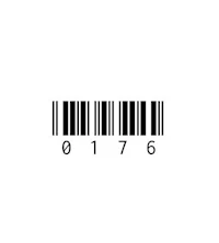 a barcode on a white background