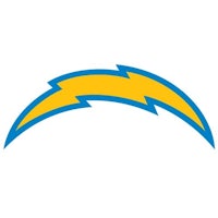 the san diego chargers logo on a white background