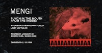a poster for meng punch in the mouth from the inside