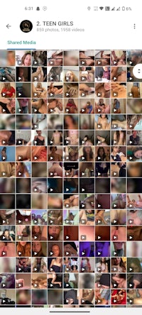 a picture of a group of people on a phone screen