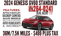 2021 genesis gvo standard features