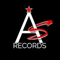 a s records logo on a black background