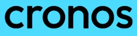 the word cronos on a blue background