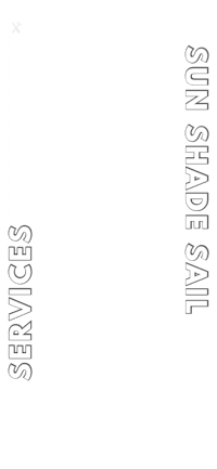 a black and white poster with the words sun shade sail