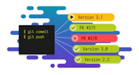 a diagram showing how to use a git repo